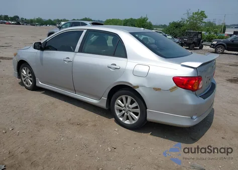 2009 Toyota Corolla S из США, поврежденный, VIN 2T1BU40E09C137751